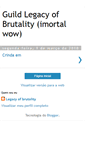 Mobile Screenshot of guildlegacyofbrutality.blogspot.com