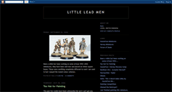 Desktop Screenshot of littleleadmen.blogspot.com