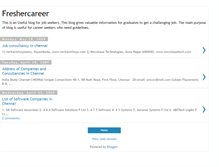Tablet Screenshot of freshercareer.blogspot.com