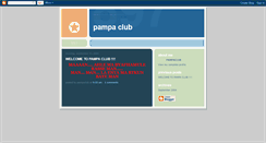 Desktop Screenshot of pampaclub.blogspot.com