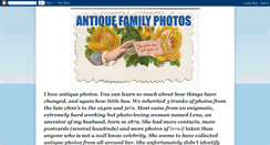 Desktop Screenshot of antiquefamilyphotos.blogspot.com