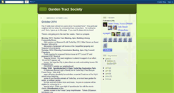 Desktop Screenshot of gardentract.blogspot.com