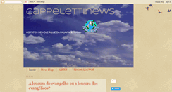 Desktop Screenshot of cappelettinews.blogspot.com