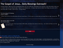 Tablet Screenshot of dailyblessings4me.blogspot.com