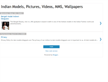 Tablet Screenshot of desi-models.blogspot.com
