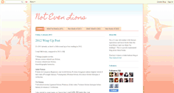 Desktop Screenshot of notevenlions.blogspot.com
