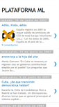 Mobile Screenshot of plataforma-ml.blogspot.com