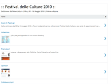 Tablet Screenshot of festivaldelleculture2010.blogspot.com