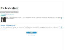 Tablet Screenshot of beatles-band.blogspot.com