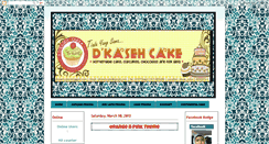 Desktop Screenshot of dkasehcake.blogspot.com