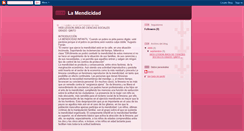 Desktop Screenshot of lamendicidad.blogspot.com