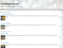 Tablet Screenshot of bunchofsnowflakes.blogspot.com