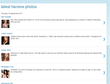 Tablet Screenshot of latestheroinephotos.blogspot.com