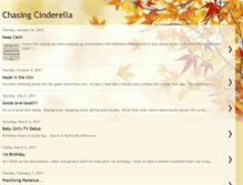 Tablet Screenshot of chasing-cinderella.blogspot.com