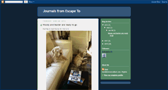 Desktop Screenshot of journalsfromescapeto.blogspot.com
