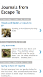 Mobile Screenshot of journalsfromescapeto.blogspot.com
