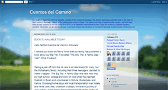 Desktop Screenshot of cuentosdelcamino123.blogspot.com