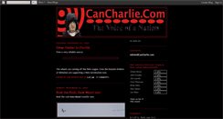 Desktop Screenshot of cancharlienow.blogspot.com