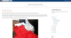 Desktop Screenshot of muthaknitter.blogspot.com