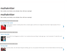 Tablet Screenshot of muthaknitter.blogspot.com