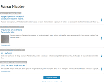 Tablet Screenshot of nicolaemarcu.blogspot.com