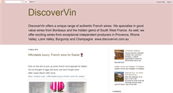 Desktop Screenshot of discovervin.blogspot.com