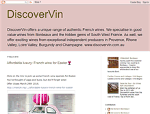 Tablet Screenshot of discovervin.blogspot.com