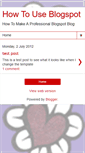 Mobile Screenshot of howtouseblogspot.blogspot.com