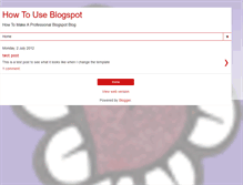Tablet Screenshot of howtouseblogspot.blogspot.com