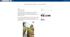 Desktop Screenshot of digiphotolessons.blogspot.com