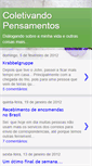 Mobile Screenshot of coletivandopensamentos.blogspot.com