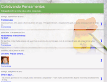 Tablet Screenshot of coletivandopensamentos.blogspot.com