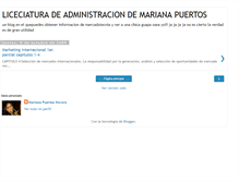 Tablet Screenshot of licenciaturademarianapuertos.blogspot.com