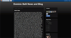 Desktop Screenshot of dominicballi.blogspot.com