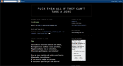 Desktop Screenshot of fuckthemalliftheycanttakeajoke.blogspot.com