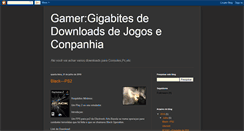 Desktop Screenshot of gamerjogosecompanhia.blogspot.com