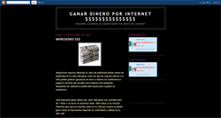 Desktop Screenshot of ganadineroporinternnet.blogspot.com