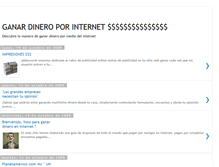 Tablet Screenshot of ganadineroporinternnet.blogspot.com