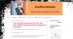 Desktop Screenshot of jusnovidades.blogspot.com