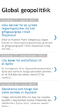 Mobile Screenshot of globalgeopolitikk.blogspot.com