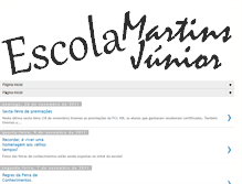 Tablet Screenshot of martinsjuniorescola.blogspot.com