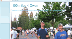 Desktop Screenshot of 100miles4owen.blogspot.com