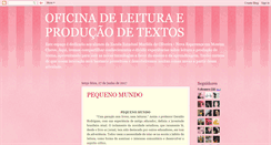 Desktop Screenshot of otextoemfoco.blogspot.com