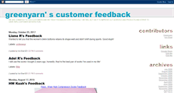 Desktop Screenshot of greenyarnfeedback.blogspot.com