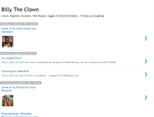 Tablet Screenshot of clownbilly.blogspot.com