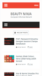 Mobile Screenshot of beauty-ninja.blogspot.com