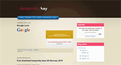 Desktop Screenshot of densu-kaspersky.blogspot.com