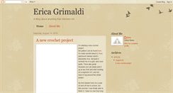 Desktop Screenshot of ericagrimaldi.blogspot.com