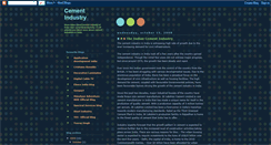 Desktop Screenshot of cementindustry.blogspot.com