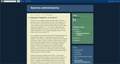 Desktop Screenshot of bankroto-administratorius.blogspot.com
